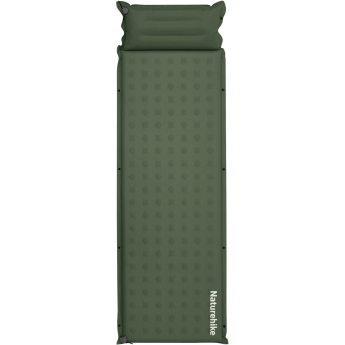 Коврик NATUREHIKE CNK2550WS025 D SERIES 6см с подушкой R4.9 самонадувной туристический зеленый
