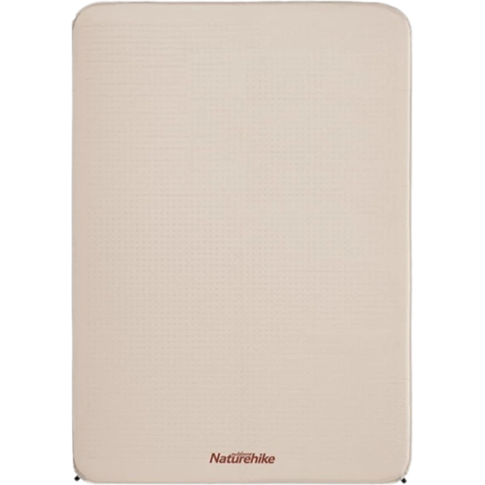 Коврик самонадувной NATUREHIKE NH20DZ002 Double бежевый 3см 6927595775134