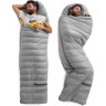 Мешок спальный NATUREHIKE CW400 NH18C400-D 6927595766361 с гусинным пухом серый размер L