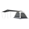 Палатка NATUREHIKE ANGO AUTOMATIC CNK2550WS010 четырехместная, c навесом, серая 6975641888123
