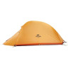 Палатка сверхлегкая NATUREHIKE СLOUD UP 1 NH18T010-T 6927595730546 одноместная с ковриком оранжевая