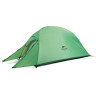 Палатка сверхлегкая NATUREHIKE СLOUD UP 1 UPDATED NH18T010-T, 210T одноместная с ковриком, зеленая 6927595730539
