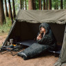 Ультралёгкий спальный мешок NATUREHIKE CNK2350WS023 M320 хлопковый с капюшоном весна осень камуфляжный, молния слева 6975641889199